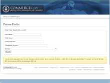 Tablet Screenshot of dir.commerce.gov