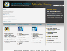 Tablet Screenshot of hr.commerce.gov